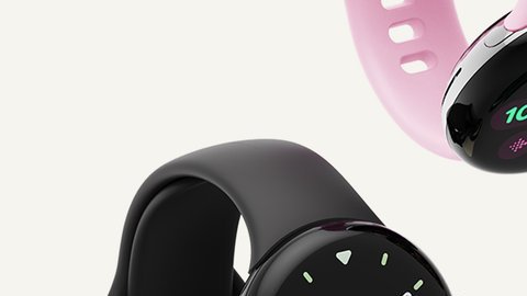 El Google Pixel Watch 3 tiene una caja de aluminio disponible en cuatro colores: plata, negro mate, dorado champán y avellana mate, según el tamaño.