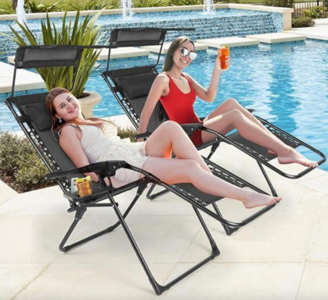 Estas sillas pueden resistir hasta 330 libras.