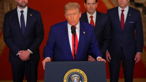 El presidente Donald Trump se dirigió a la nación tras el ataque de EE.UU. a sitios nucleares en Irán.