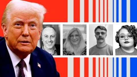 Los votantes están divididos en sus opiniones por las medidas de Trump en Los Ángeles.