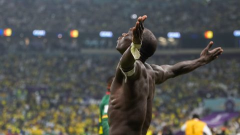 Aboubakar marcó dos goles en el Mundial de Qatar 2022.