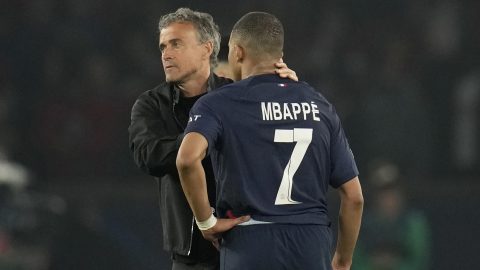 Mbappé fue dirigido por Luis Enrique en el PSG.