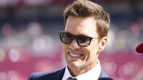 Tom Brady es captado durante el pasado Super Bowl.