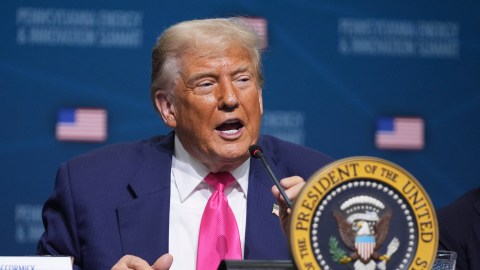 President Donald Trump speaks at the "Inaugural Pennsylvania Energy and Innovation Event" at Carnegie Mellon University, Tuesday, July 15, 2025, in Pittsburgh. (AP Photo/Evan Vucci)