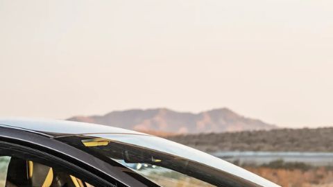 El Lucid Air en un punto de recarga de Tesla