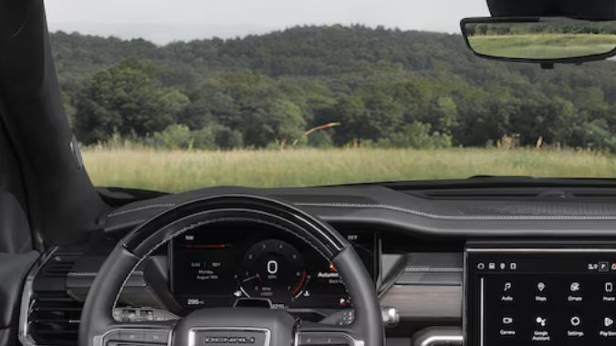 El interior de la GMC Acadia Denali Ultimate
