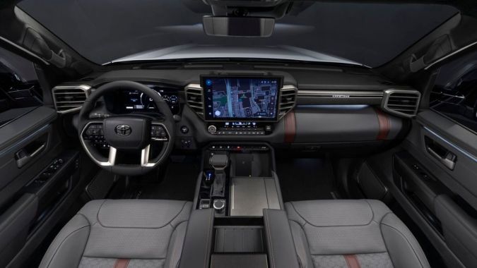 El interior de la Toyota Tundra 2026