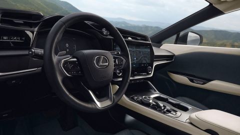 El interior del Lexus RZ 2026