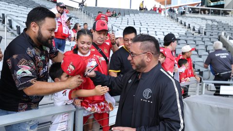 Columbus, Ohio, Estados Unidos, 29 de julio de 2025. Antonio Mohamed "Turco", director técnico, durante el partido de fase de grupos de la Leagues Cup 2025, entre los Diablos Rojos del Toluca y el Columbus Crew, realizado en el Lower.com Field. Foto: Imago7/ Rafael Vadillo