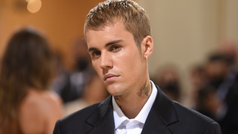 FILE - Justin Bieber attends The Metropolitan Museum of Art's Costume Institute benefit gala on Sept. 13, 2021, in New York. (Photo by Evan Agostini/Invision/AP, File)
