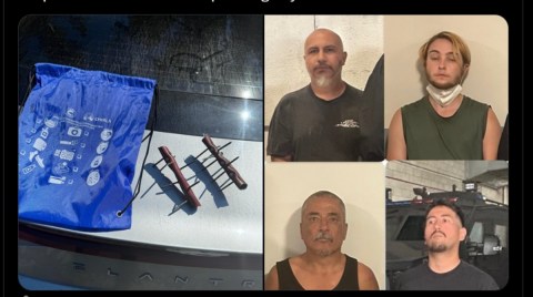 La Patrulla Fronteriza compartió imágenes de los detenidos.