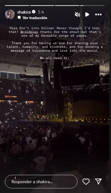 Shakira disfruta de Coldplay junto a sus hijos: Así fue el tierno momento