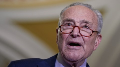 El líder de la minoría demócrata del Senado, Chuck Schumer.