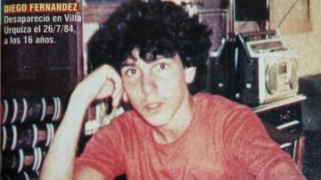 Los restos de Diego Fernández fueron enterrados en el jardín de la casa de un compañero de la escuela.