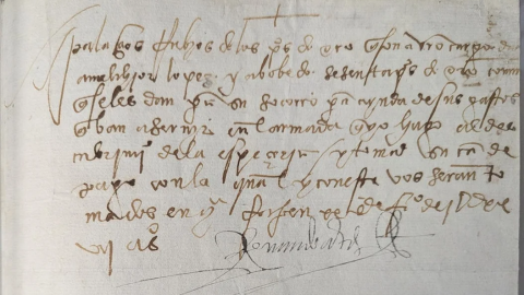 El documento de 500 años de antigüedad firmado por Hernán Cortés que el FBI devolvió a México