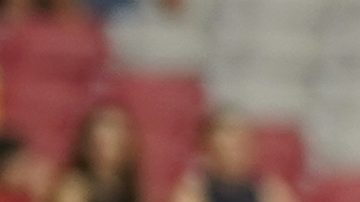 Panama's Aníbal Godoy (20) and Fidel Escobar (4) argue with the referee Katia Itzel García during a CONCACAF Gold Cup quarterfinal soccer match against Honduras, Saturday, June 28, 2025, in Glendale, Ariz. (AP Photo/Samantha Chow)
