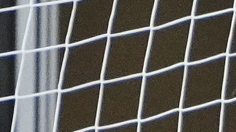 Cruz Azul goalkeeper Kevin Mier, left, makes a point-blank save against Seattle Sounders forward Danny Musovski (19) during the first half of a Leagues Cup soccer match soccer match Thursday, July 31, 2025, in Seattle. (AP Photo/Lindsey Wasson)