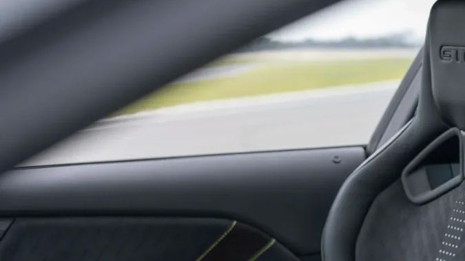 El interior del Mustang GTD Liquid Carbon