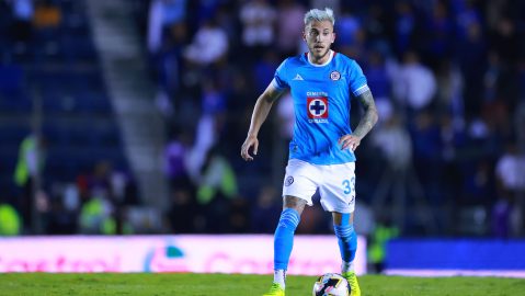 Ciudad de México a 6 de de Julio de 2024. Gonzalo Piovi, durante el partido correspondiente a la jornada 1 del torneo Apertura 2024 de la Liga BBVA MX, entre la Máquina Celeste del Cruz Azul y los Cañoneros de Mazatlán FC, realizado en el estadio Ciudad de los Deportes. Foto: Imago7/ Eloísa Sánchez