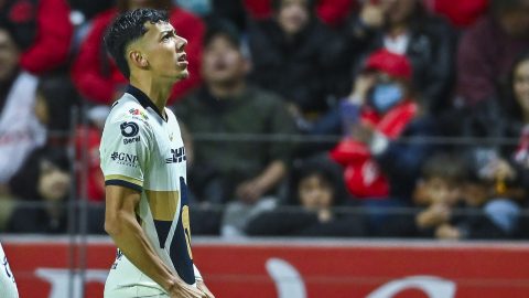 Jorge Ruvalcaba puso arriba a los Pumas desde el minuto 12.