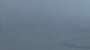 Una imagen del tsunami que sucedió al terremoto de magnitud 8,8 en la península de Kamchatka.