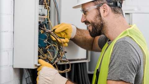 Trabajador de electricidad