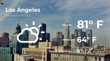 Conoce el clima de hoy en Los Ángeles