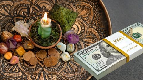 Las velas pueden conectarte con energías específicas, como el dinero.
