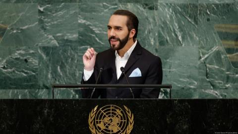Bukele dijo que era "inútil" asistir a la Asamblea de la ONU.