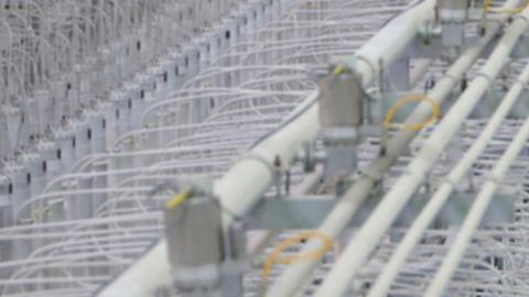 El gobernante Kim Jong-un recorriendo las instalaciones del Instituto de Armas Nucleares