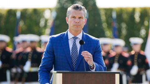 El secretario de Defensa de Estados Unidos, Pete Hegseth.