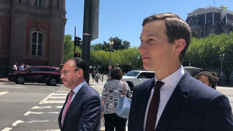 Luis Videgaray y Jared Kushner en 2018.