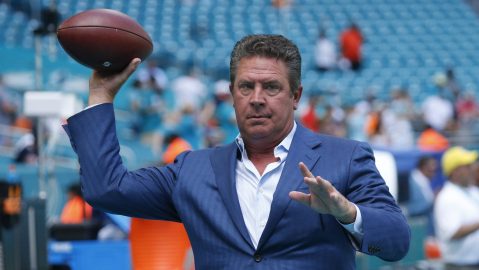 Dan Marino, exquarterback de los Miami Dolphins.