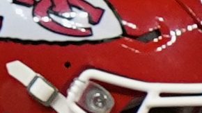 Kansas City Chiefs quarterback Patrick Mahomes talks with head coach Andy Reid during the second half of an NFL football game Los Angeles Chargers, Friday, Sept. 5, 2025, in Sao Paulo. (AP Photo/Fernando Llano)