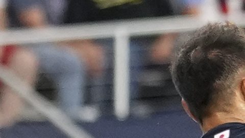 United States' Alejandro Zendejas (17) shoots and scores during the first half of a friendly soccer match against Japan, Tuesday, Sept. 9, 2025, in Columbus, Ohio. (AP Photo/Jeff Dean)