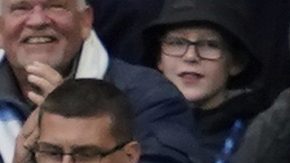 Manchetser City players celebrate after a goal during the Premier League soccer match between Manchester City and Manchester United in Manchester, England, Sunday, Sept. 14, 2025. (AP Photo/Dave Thompson)