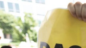 Protesta a cargo de los denominados "Dreamers"