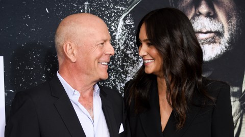 Emma Hemming y Bruce Willis
