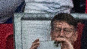 South Korea's Lee Dong-gyeong, right, celebrates his goal during an international friendly soccer match against United States, Saturday, Sept. 6, 2025, in Harrison, N.J. (AP Photo/Andres Kudacki)