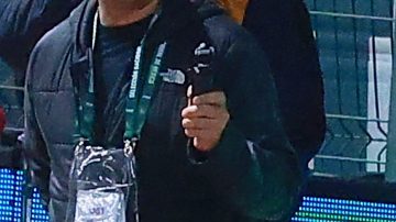 Toluca, Estado de México, 19 de noviembre de 2024. Luis Malagon y Jorge Campos, durante el partido de vuelta de los Cuartos de Final de la Liga de Naciones de la Concacaf 2024-2025, entre la Selección Nacional de México y la Selección de Honduras, celebrado en el estadio Nemesio Diez. Foto: Imago7/ Manlio Contreras