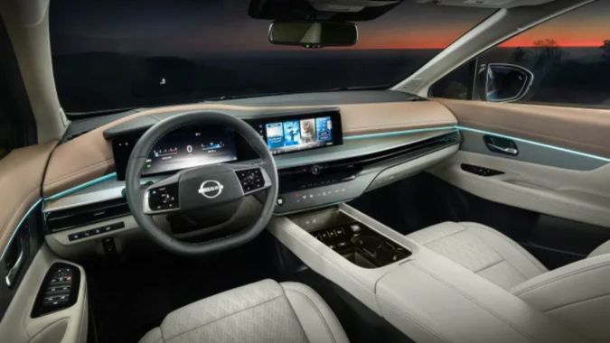 Interior del Nissan Murano 2026