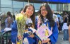 Karla y Camila se graduaron en junio en una ceremonia en el Madison Square Garden.