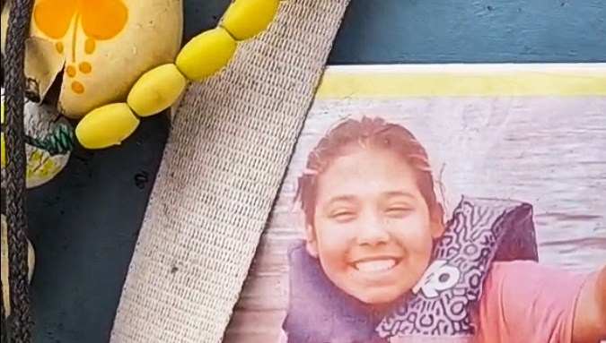 Altar en memoria de Lexi Rubio una de las víctimas del tiroteo en Uvalde.