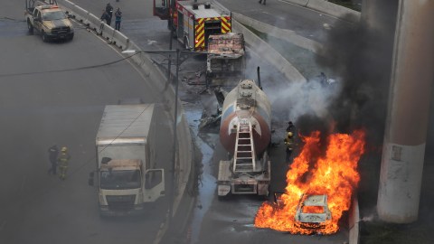 Explosión de pipa en Iztapalapa