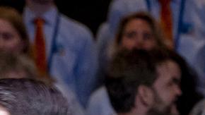 Merz (izquierda en la imagen) habla con Trump durante la cumbre de la OTAN de 2025 en La Haya, Países Bajos.