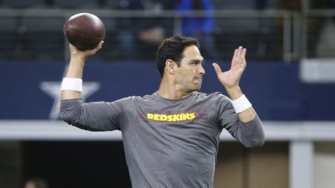 Mark Sánchez durante su época como jugador de Washington.