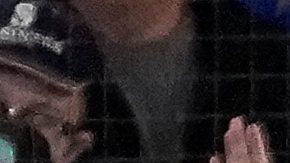 Seattle Mariners' Eugenio Suárez celebrates his solo home run against the Toronto Blue Jays during the second inning in Game 5 of baseball's American League Championship Series, Friday, Oct. 17, 2025, in Seattle. (AP Photo/David J. Phillip)