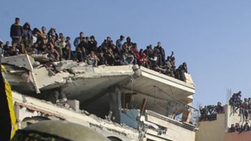 Militantes del grupo islámico Hamás