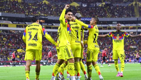 Guadalajara, Jalisco, 24 de agosto de 2025. , durante el partido correspondiente a la jornada 6 del torneo Apertura 2025 de la Liga BBVA MX, entre los Rojinegros del Atlas y las Águilas del América, realizado en el estadio Jalisco. Foto: Imago7/ Juan Carlos Cubeyro.