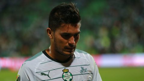 Torreón, Coahuila, 1 de Octubre de 2017. , durante el partido de la jornada 12 del torneo Liga Bancomer MX, entre los Santos Laguna y Puebla celebrado en el Estadio Corona del Territorio Santos Modelo. Foto: Imago7/ Jesús Ruiz
